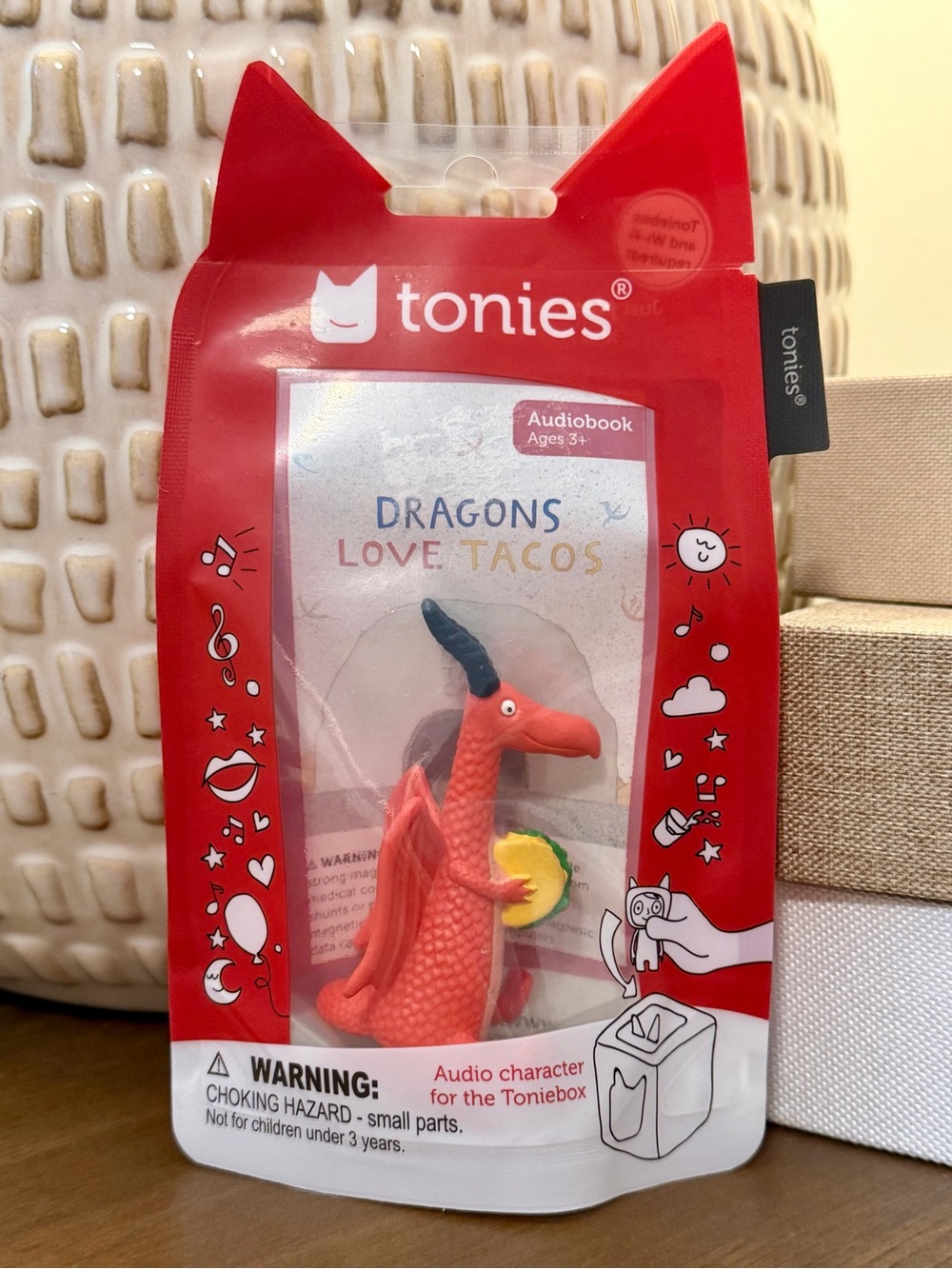 Tonies Dragons Love Tacos Red Dragon Audio Character by Tonies